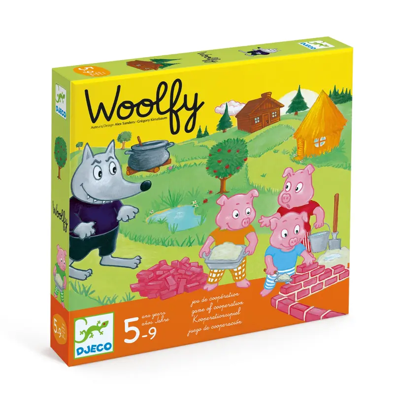 Gioco da tavolo Woolfy, I Tre Porcellini