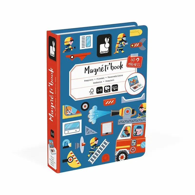 Gioco magnetico Magneti'book, Pompieri