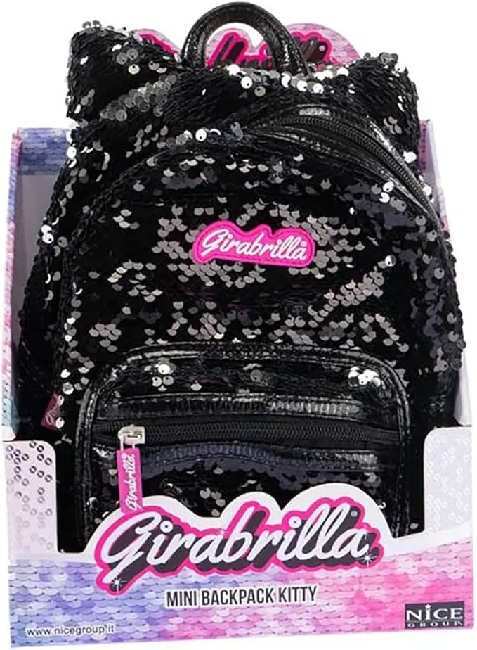 GIRABRILLA MNI BACKPACK KITTY NERA