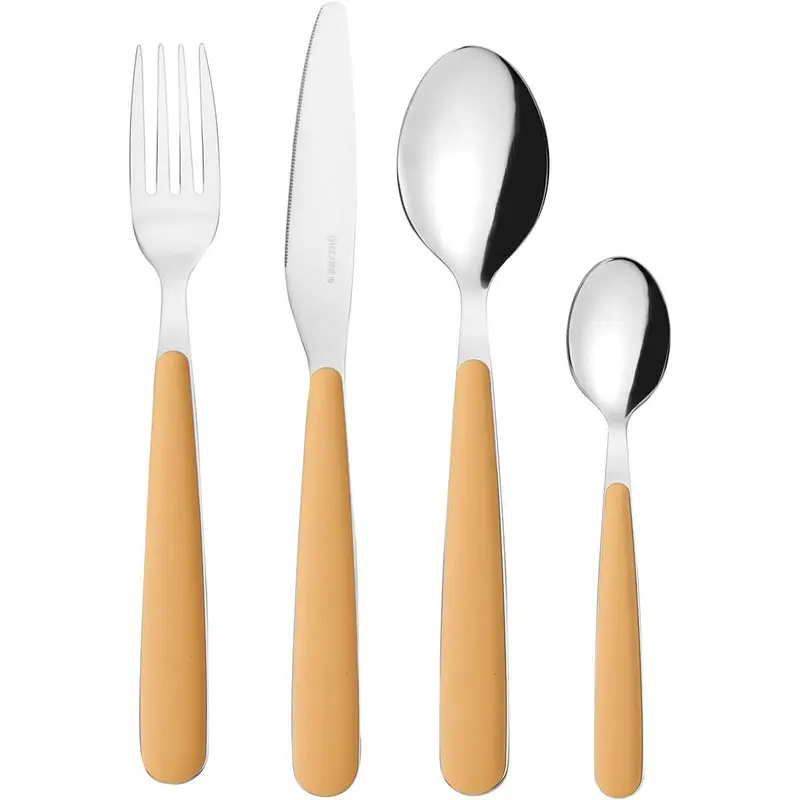 GUZZINI Set 24 Pezzi Posate Pop Giallo - 127500206