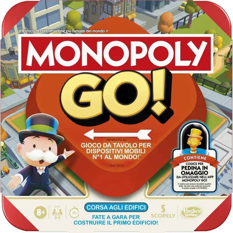 Hasbro Gaming Monopoly GO! Gioco Da Tavolo