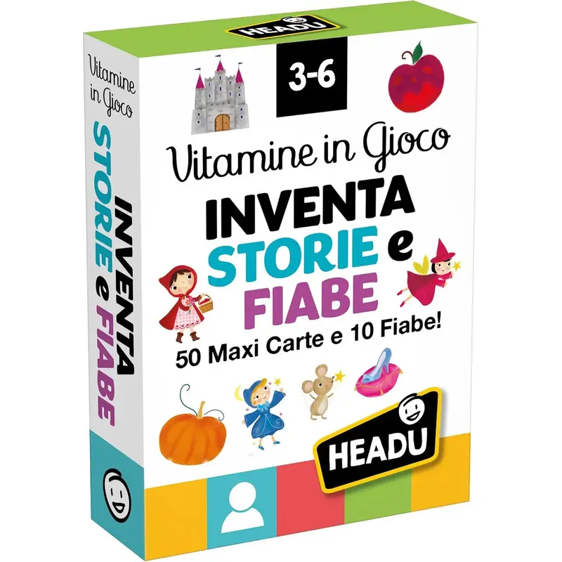 HEADU Carte Vitamine Gioco Inventa Storie E Fiabe