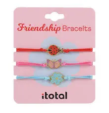 I-Total Braccialetti Farfalla Set 3 Pz