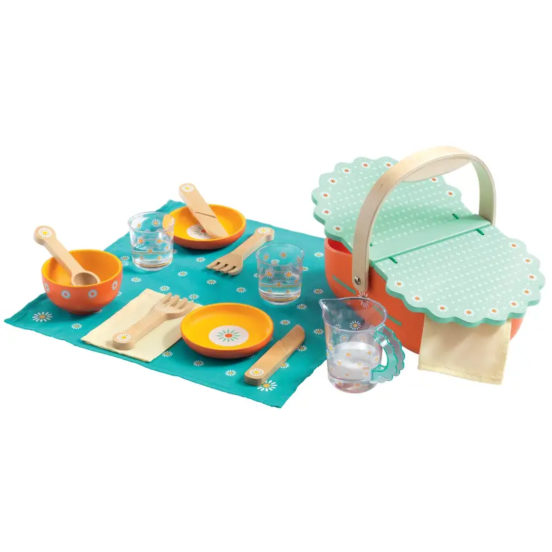 Il mio picnic in legno