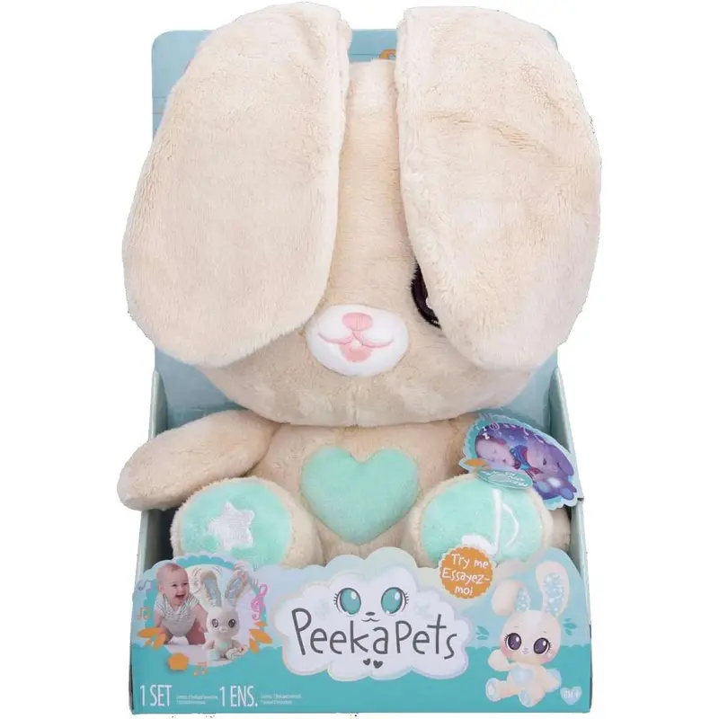 IMC TOYS Peekapets Interactive Bunny Plush - 88955