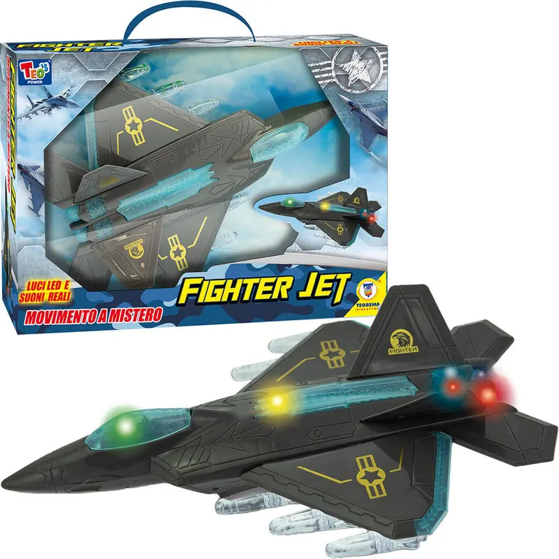 JET DA CACCIA CON LUCI E SUONI 2 COLORI