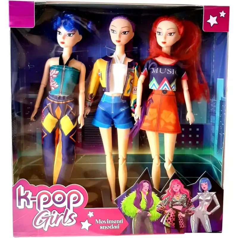 K Pop Idols set tre Bambole