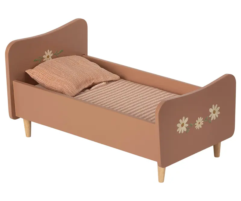 Letto in legno, mini - Rosa
