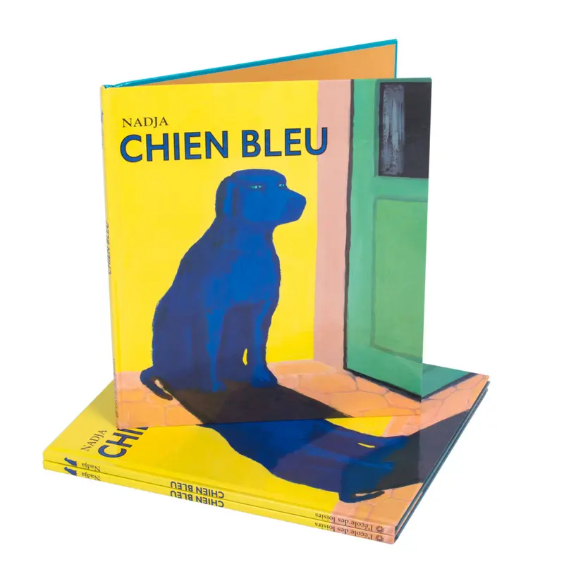 Libro Chien bleu de Nadja - FRA