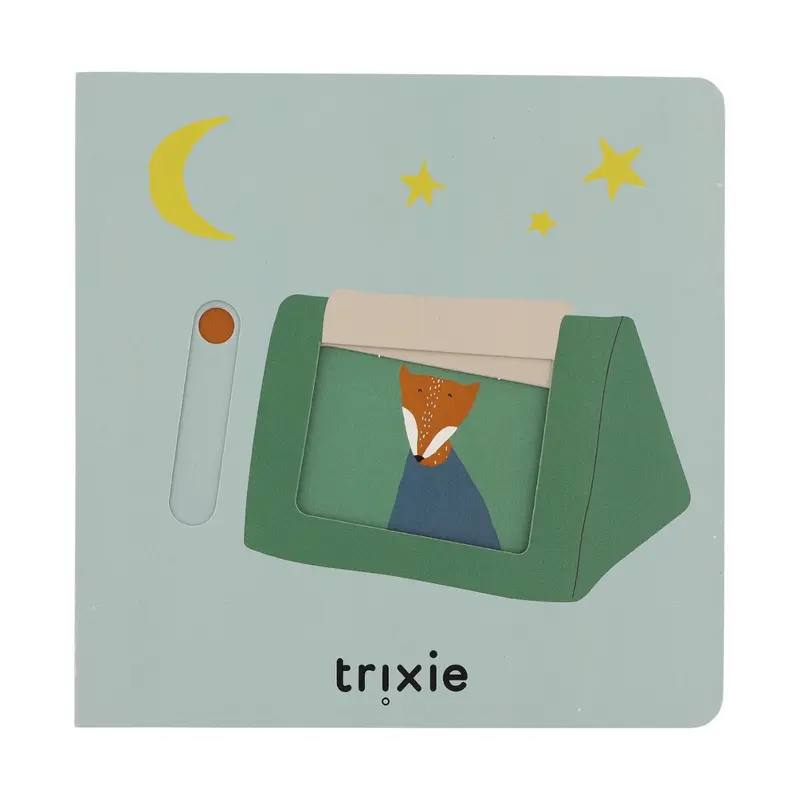 Libro con finestrelle interattive, Campeggio
