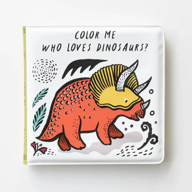 Libro Da Bagno Color Me - Dinosaurs