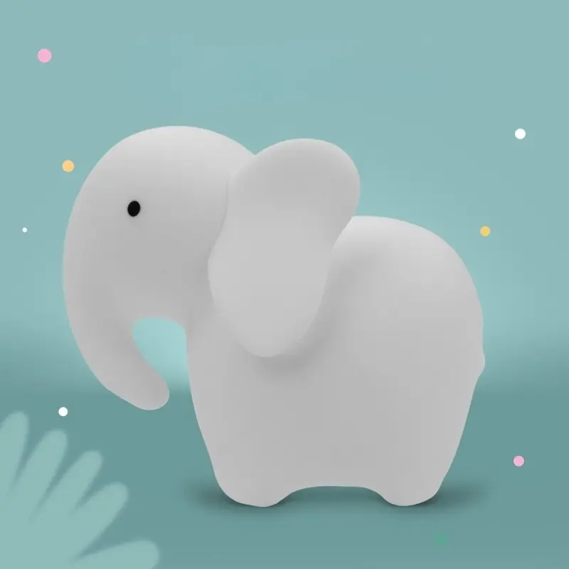 Luce Notturna a LED - Elefante Bianco