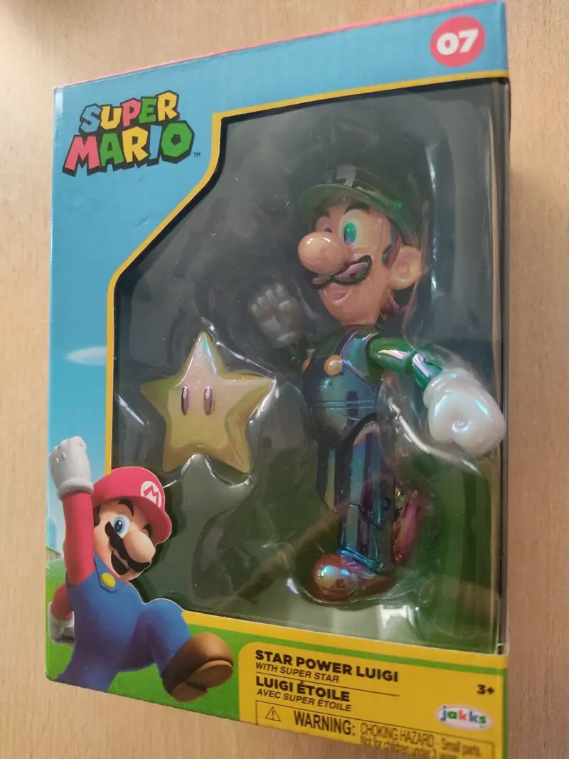 LUIGI STAR POWER 10 CM