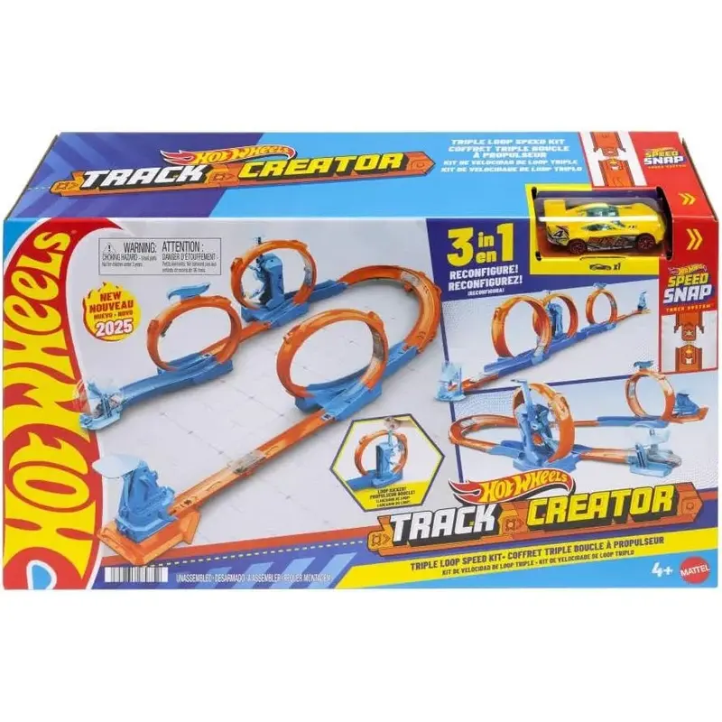 MATTEL Hot Wheels Pista Triplo Loop