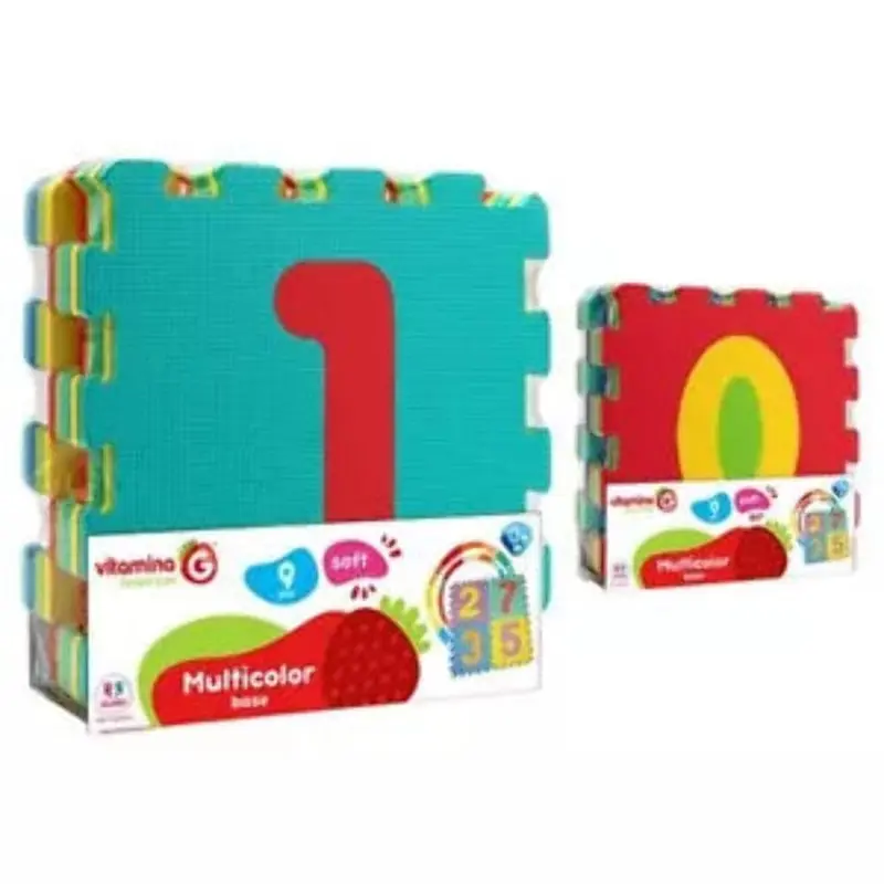 MATTONELLE PUZZLE NUMERI 9 PEZZI