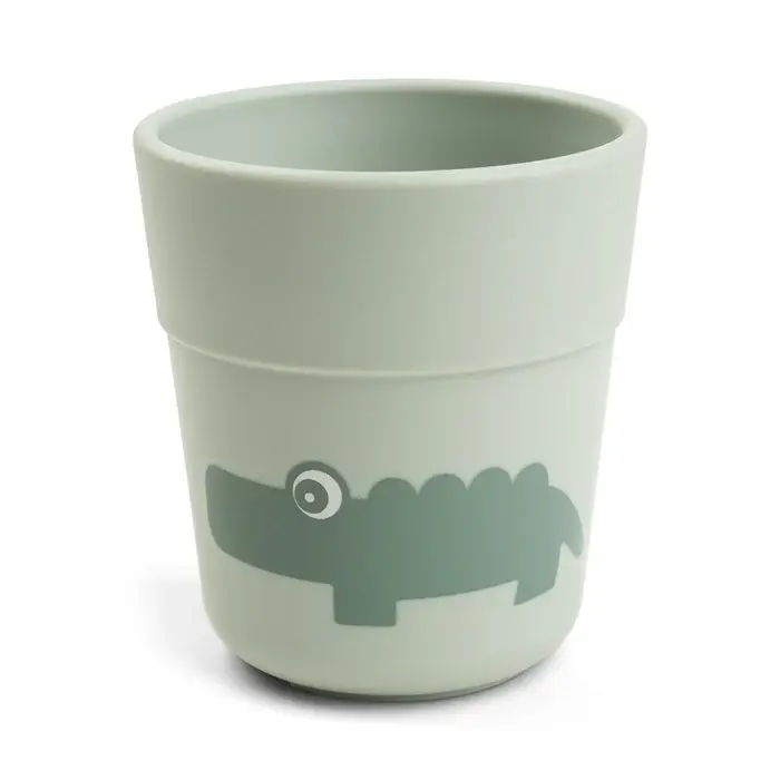 Mini Bicchiere 100% PP Alimentare - Coccodrillo Verde