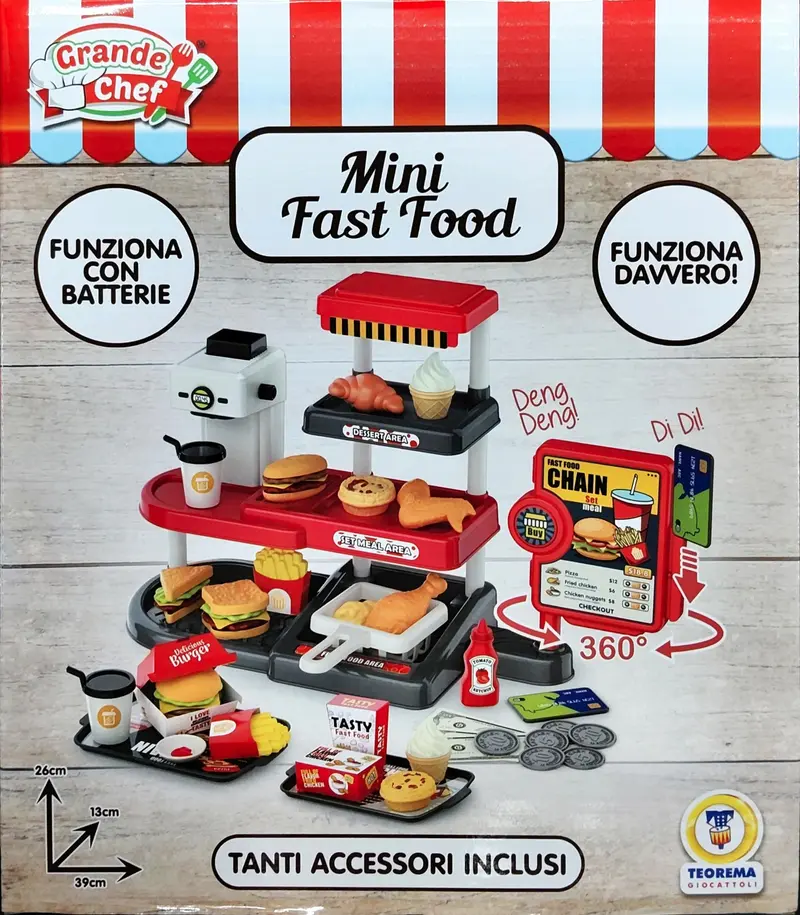 MINI FAST FOOD GRANDE CHEF