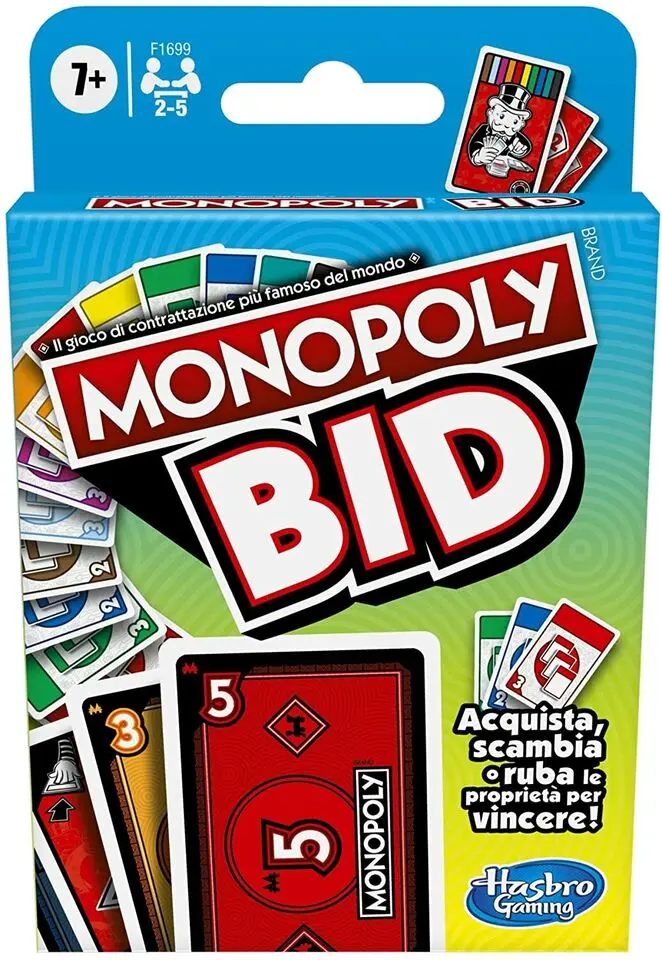 MONOPOLY BID CARTE