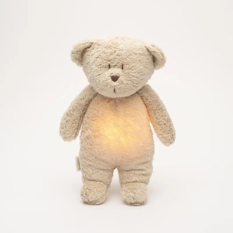 Moonie Orsetto in cotone bio con suoni e luce, Sand
