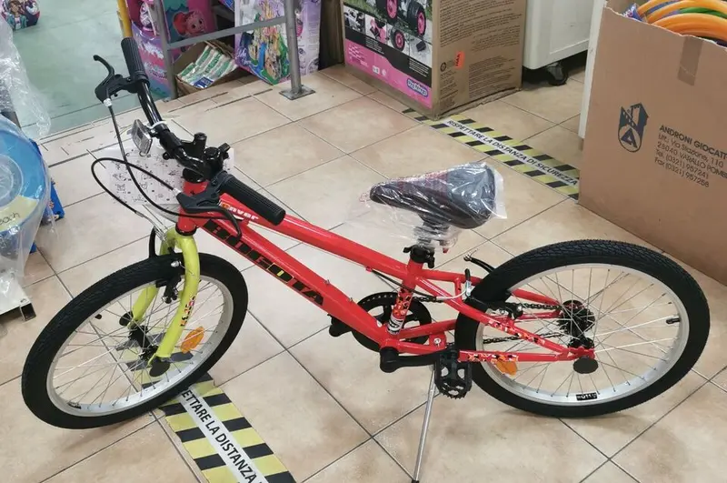 MTB 20'' 'BOGOTA' ROSSO-VERDE BOY