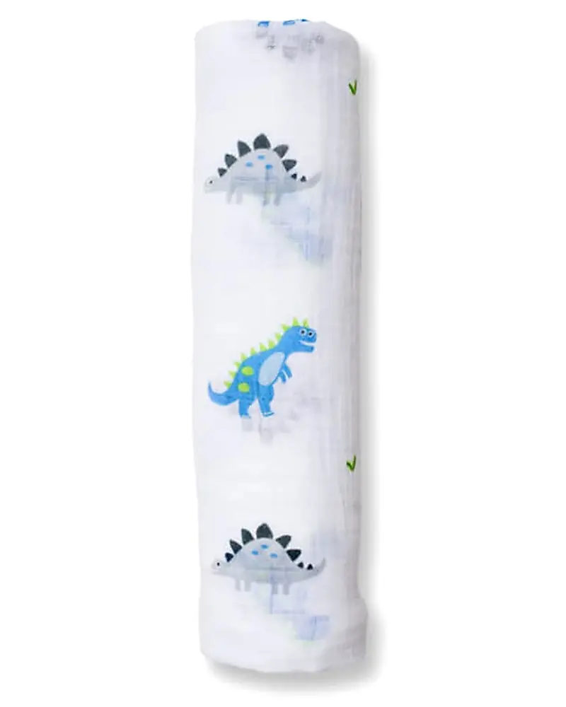 Mussola 100% Cotone - Swaddle - Dinosauri