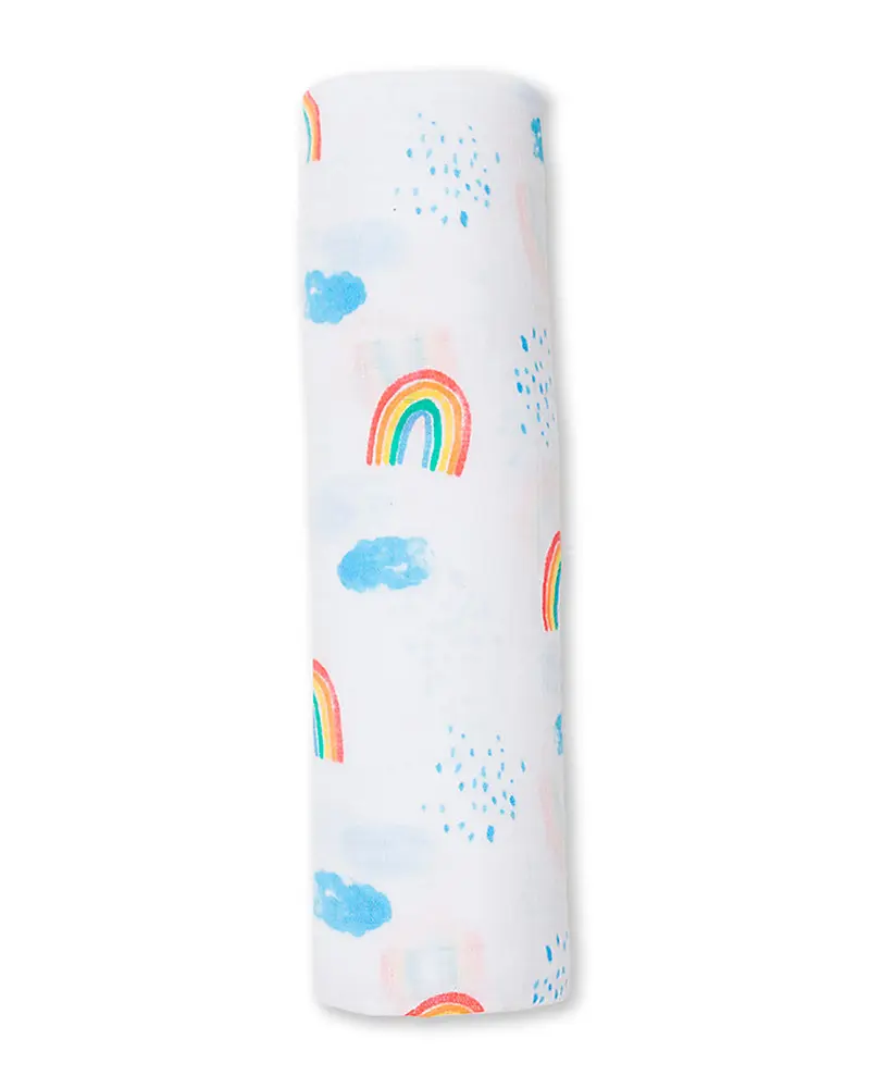Mussola 100% Cotone - Swaddle - Rainbow Sky