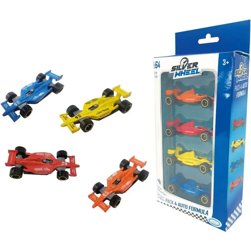 ODS Silver Wheel - Pack 4 Auto Formula Scala 1