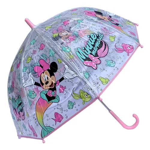 Ombrelli minnie trasparente 46 cm