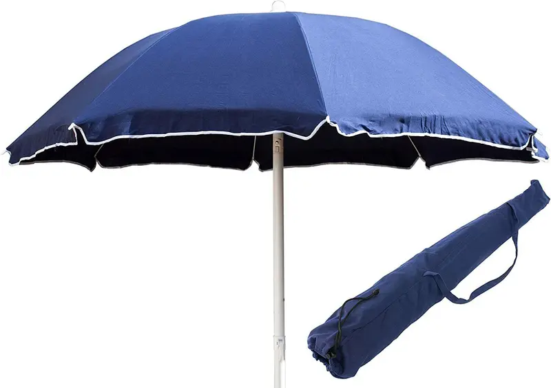 OMBRELLONE LIPARI COTONE 200/8 COLORE BLU