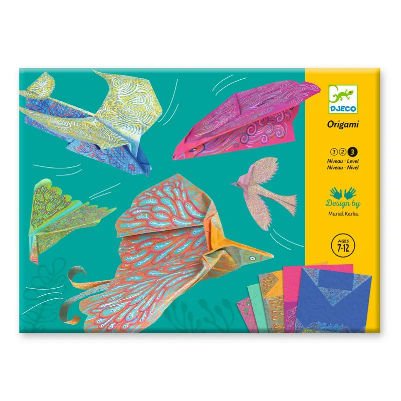 Origami per bambini, Uccelli che volano