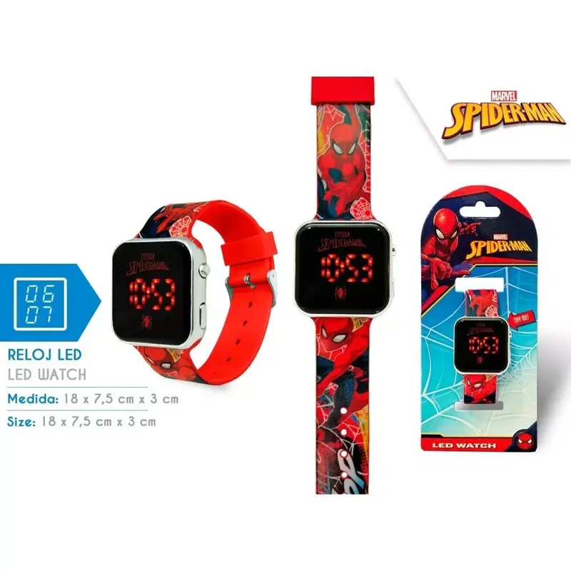 OROLOGIO LED DI SPIDERMAN