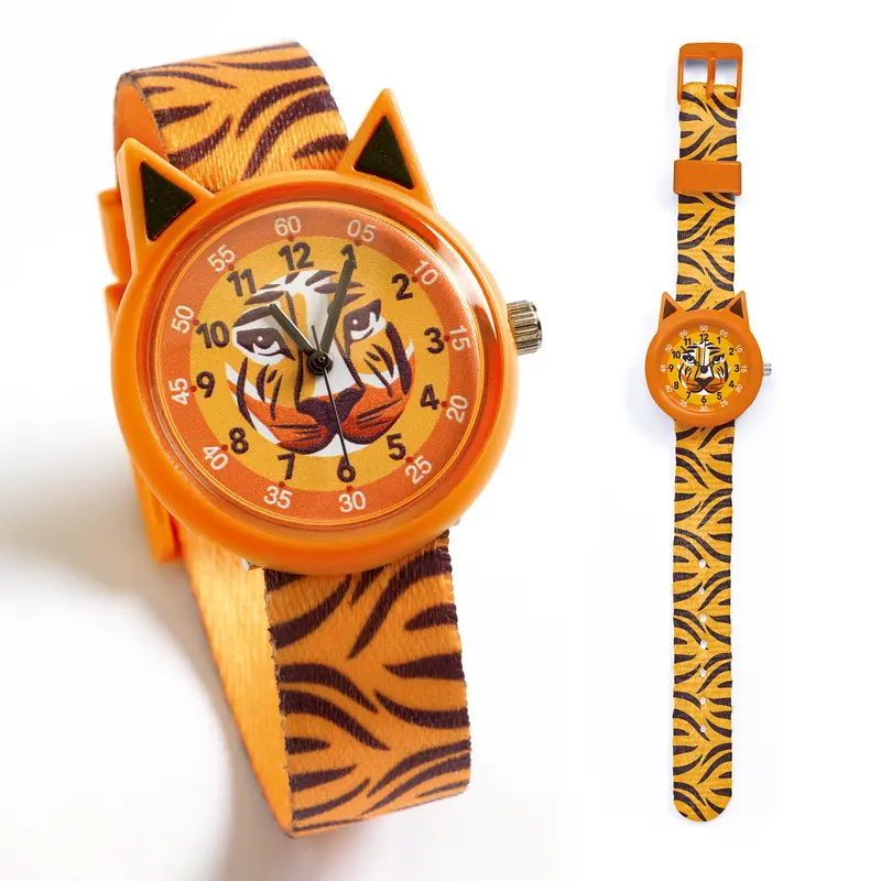 Orologio per bambini, Tigre