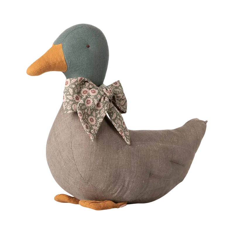 Papera con fiocco - Grigio