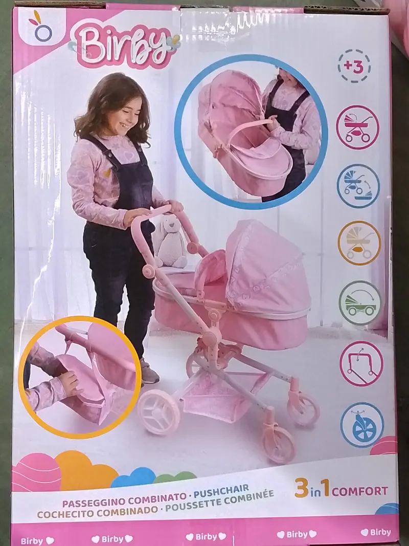 PASSEGGINO COMBINATO 3IN1