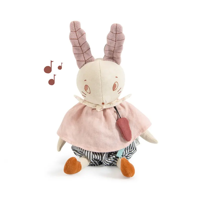 Peluche musicale, Coniglio rosa