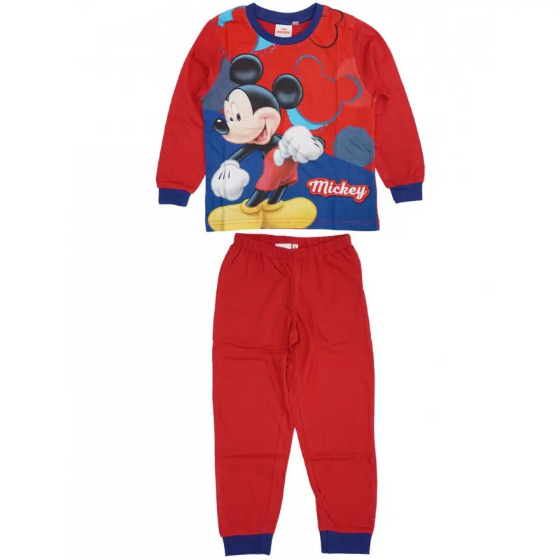Pigiama Disney Mickey Mouse - Rosso 2 Anni