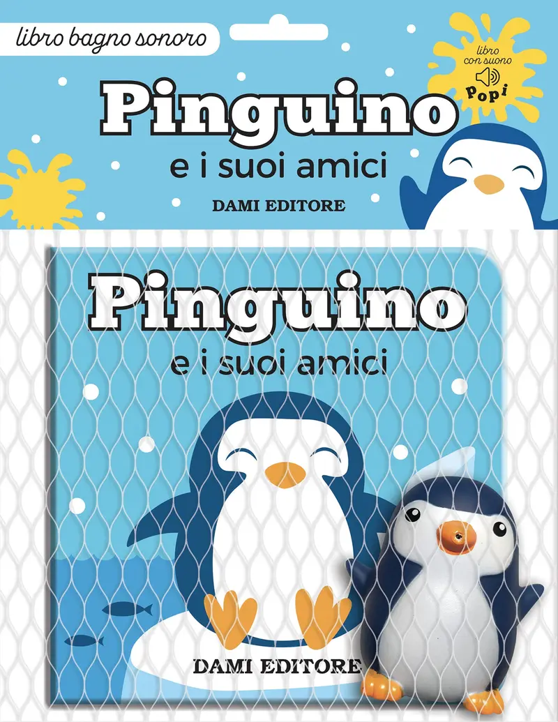 Pinguino e i Suoi Amici - Libro Bagno con Pupazzo