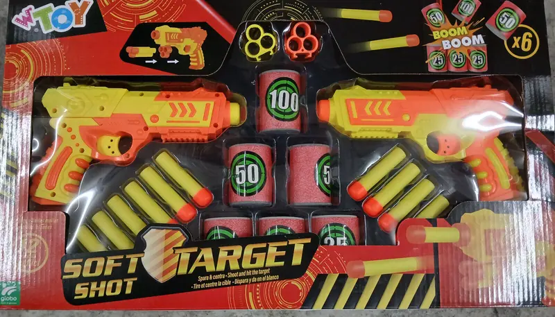 PISTOLA CON 6 BERSAGLI