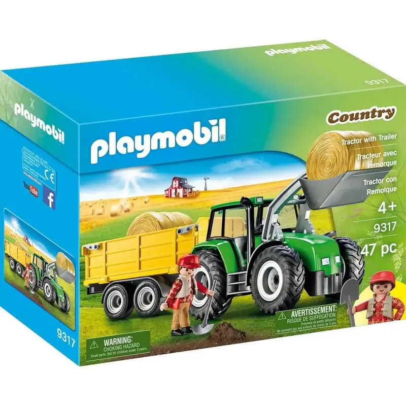 PLAYMOBIL Trattore Con Cassone - 9317