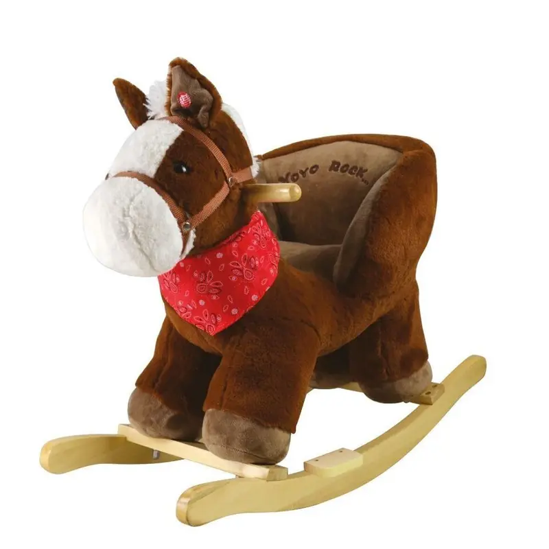 PONY A DONDOLO CON SUONI MARRONE