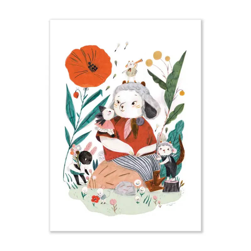 Poster Fenouil la pecora, 50x70 cm