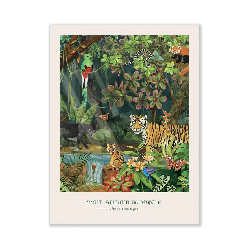 Poster Paradiso esotico, 30x40 cm