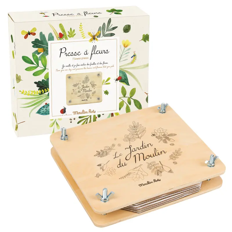 Pressa per fiori in legno