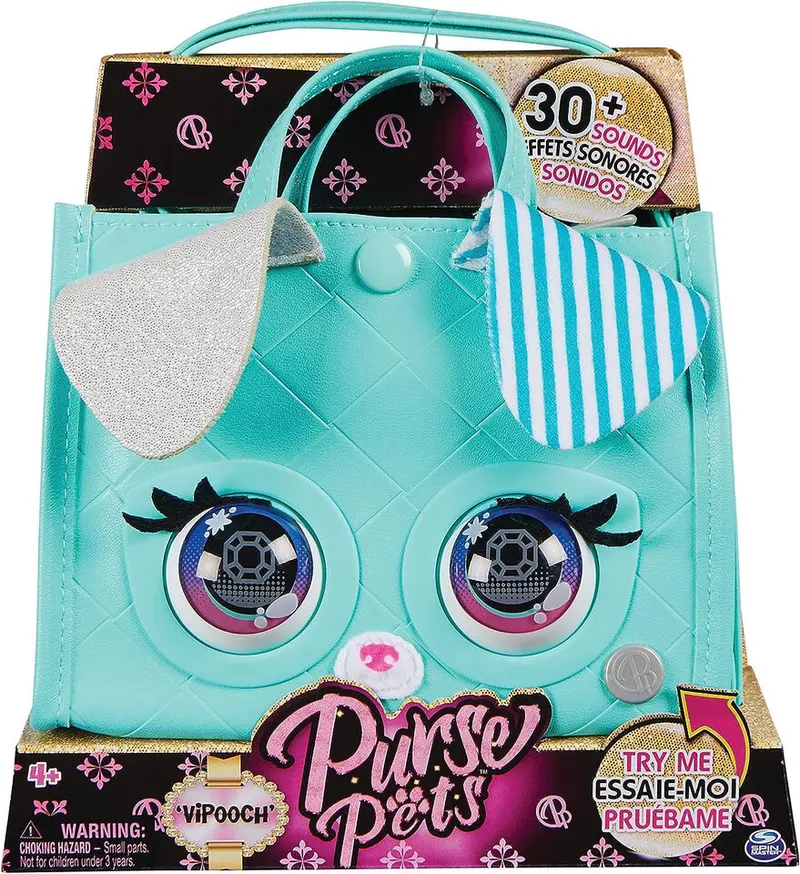 PURSE PETS BORSETTA CANVASS AZZURRA