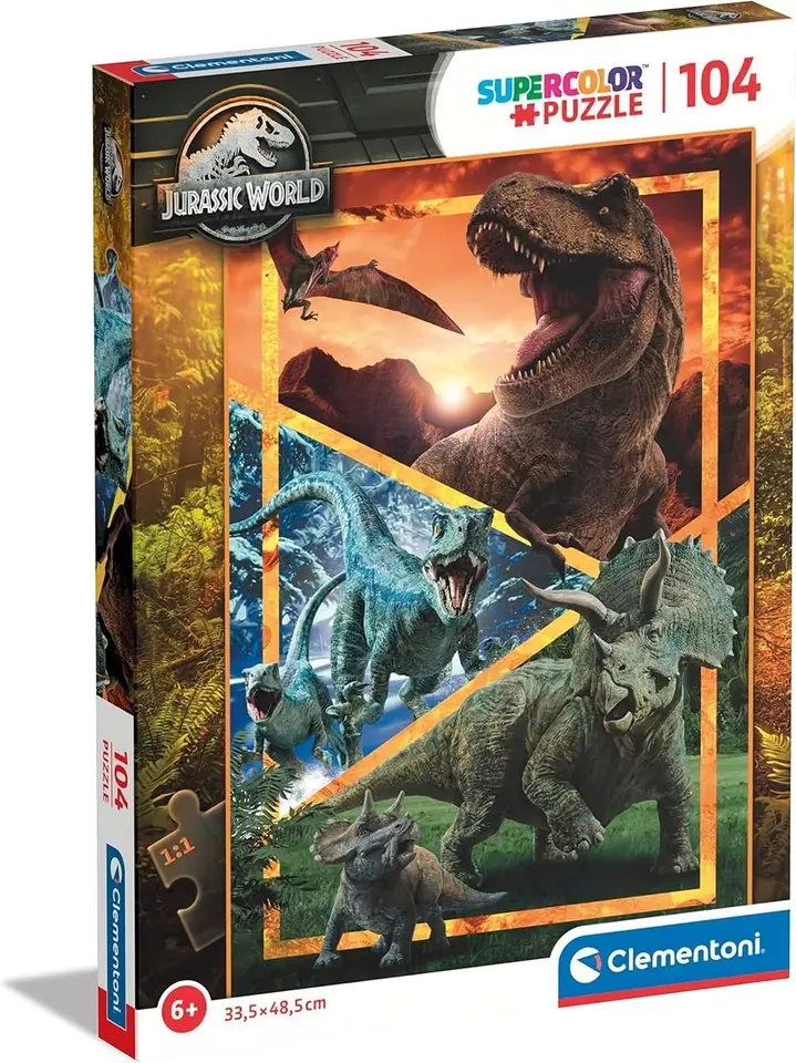 PUZZLE 104 PEZZI JURASSIC WORLD