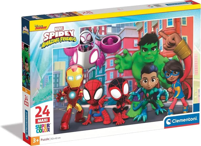 PUZZLE 24 PEZZI SPIDEY AND FRIENDS
