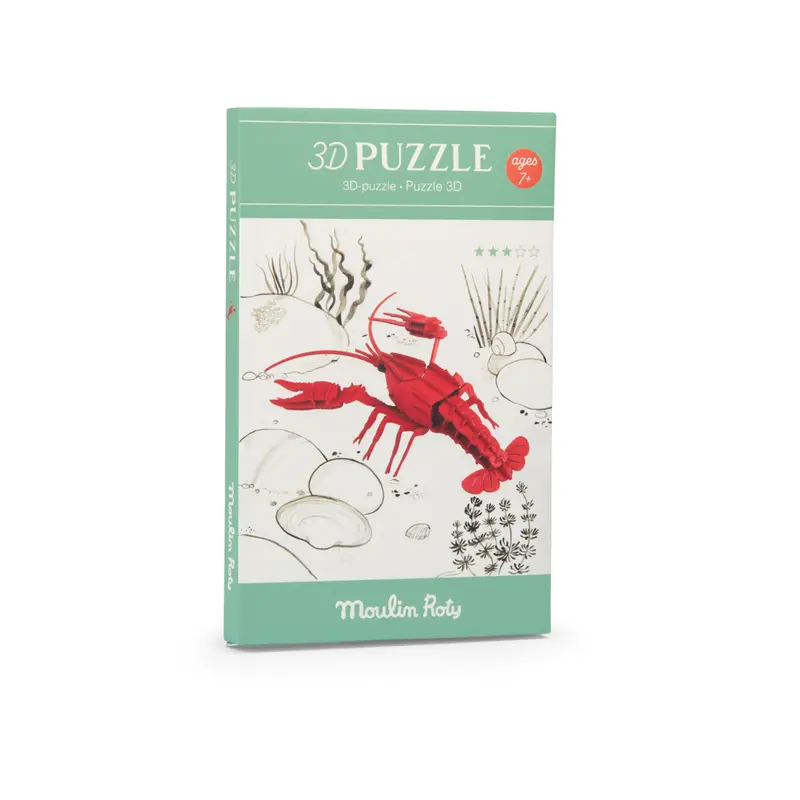 Puzzle 3D Gambero di fiume