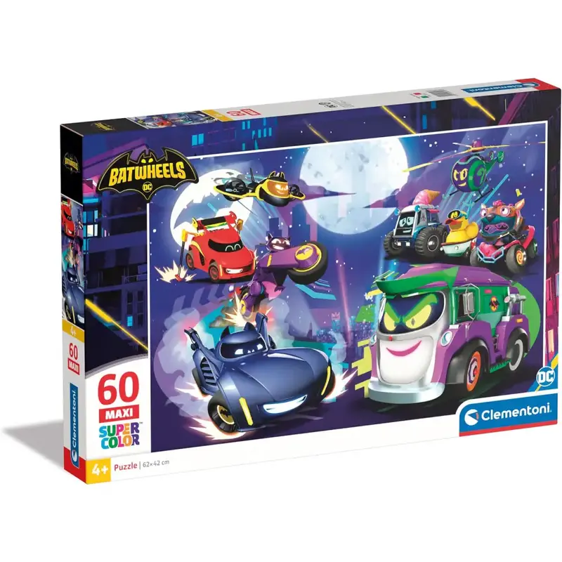Puzzle 60 Pezzi Bat Wheels