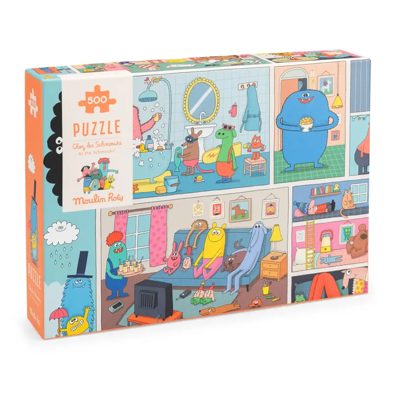 Puzzle A casa degli Schmouks, 500 pezzi