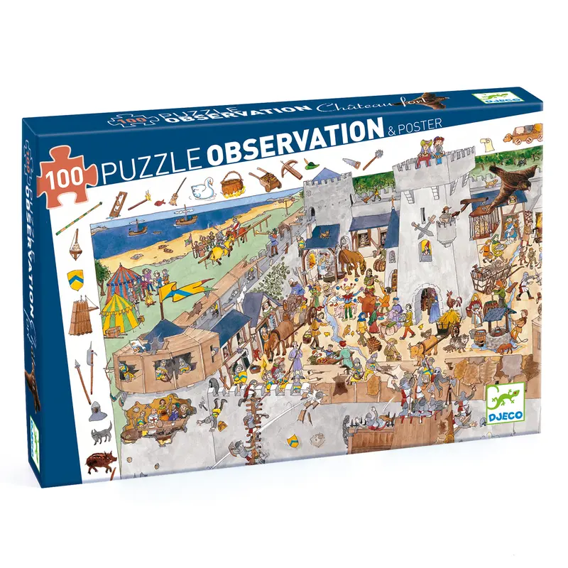 Puzzle d'osservazione Il castello, 100pz